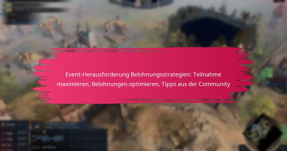 Event-Herausforderung Belohnungsstrategien: Teilnahme maximieren, Belohnungen optimieren, Tipps aus der Community