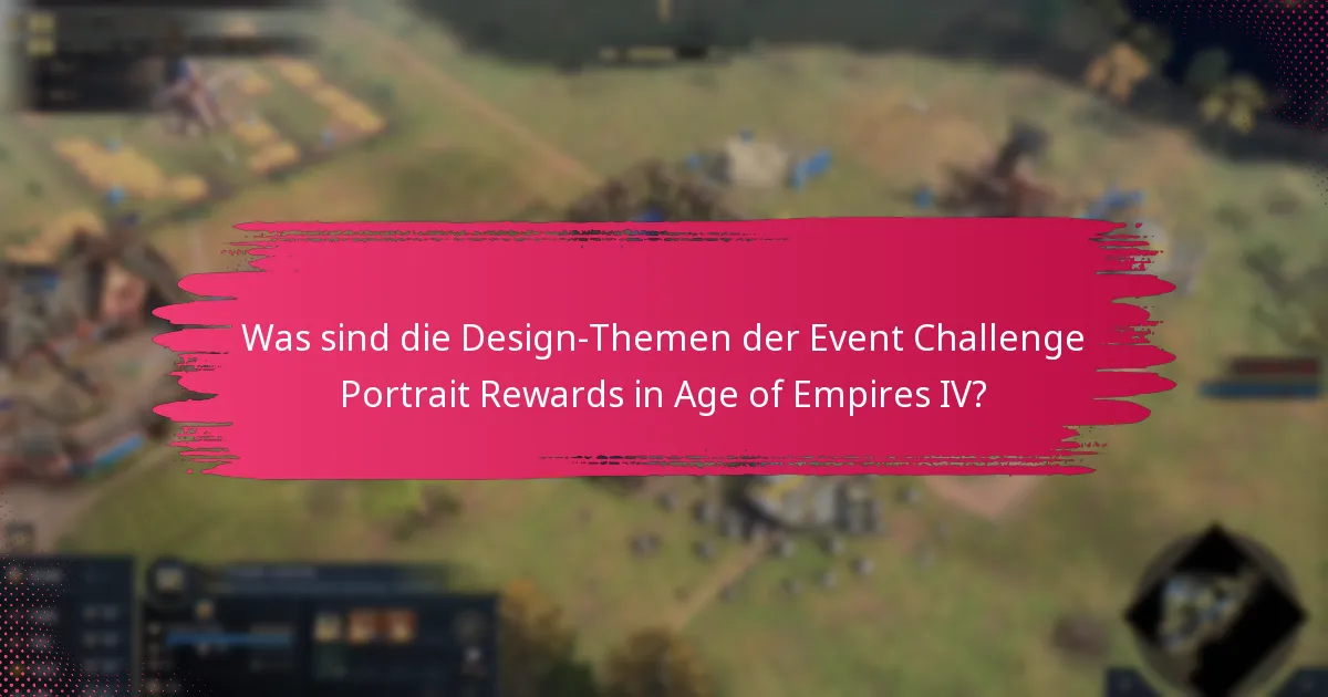 Was sind die Freischaltbedingungen für die Event Challenge Portrait Rewards?